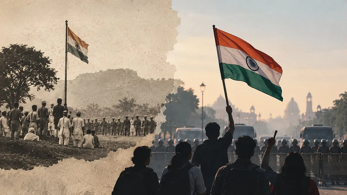 Aam Aadmi Party Context and Protests Following Delhi Flag March