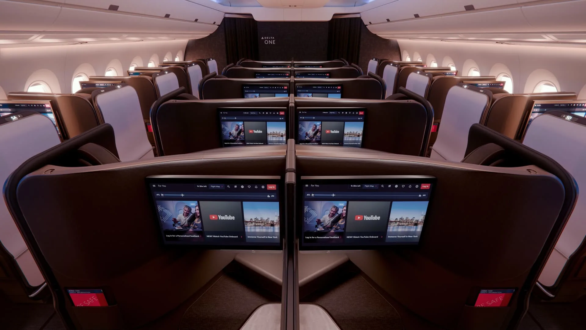 Airline Delta rolls out upgraded Delta One seats, menus and Porsche service