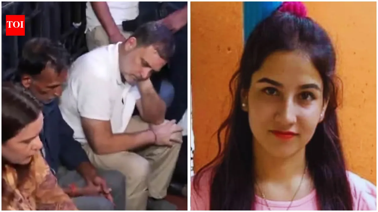 Rahul and Priyanka Gandhi Meet Parents in Ankita Bhandari Case