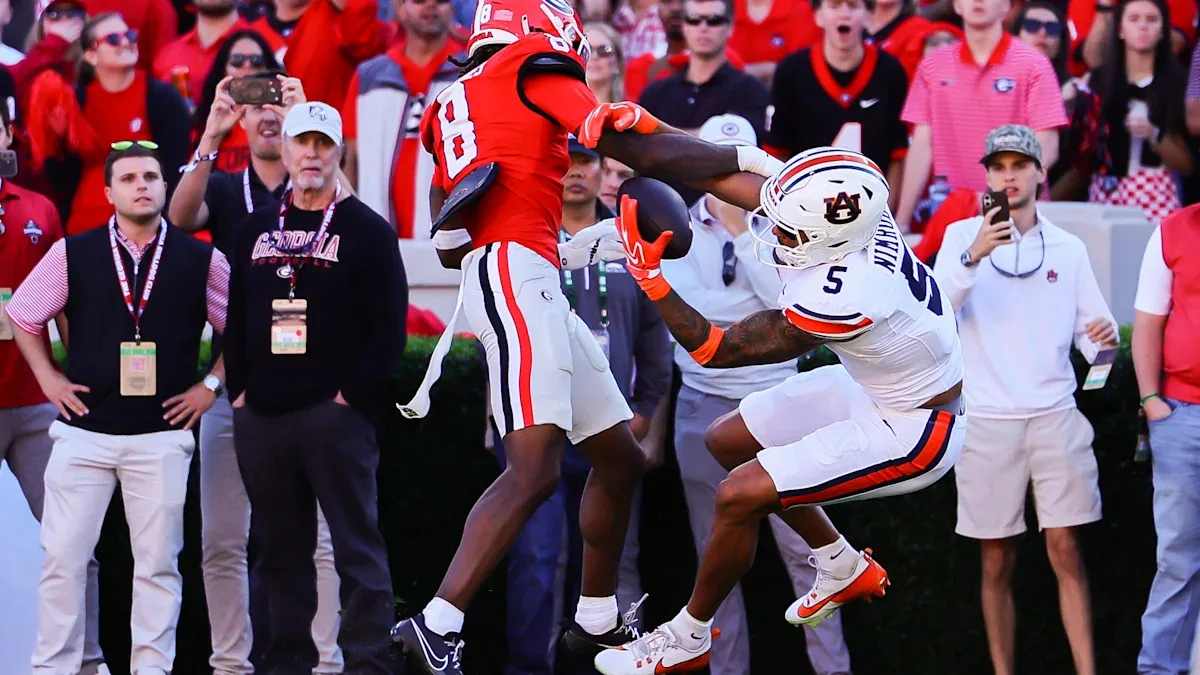 Stunning Touchdown Catch Highlights Intense Auburn vs Georgia Matchup