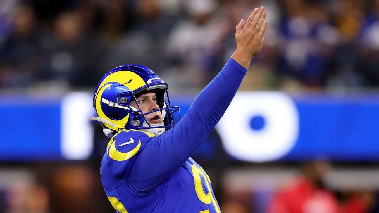 Blake Grupe joins Los Angeles Rams as team releases kicker Harrison Mevis