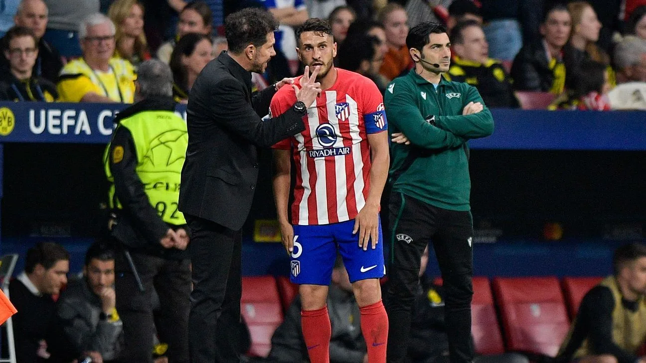 Atletico Madrid Captain Misses Champions League Games After Personal Loss