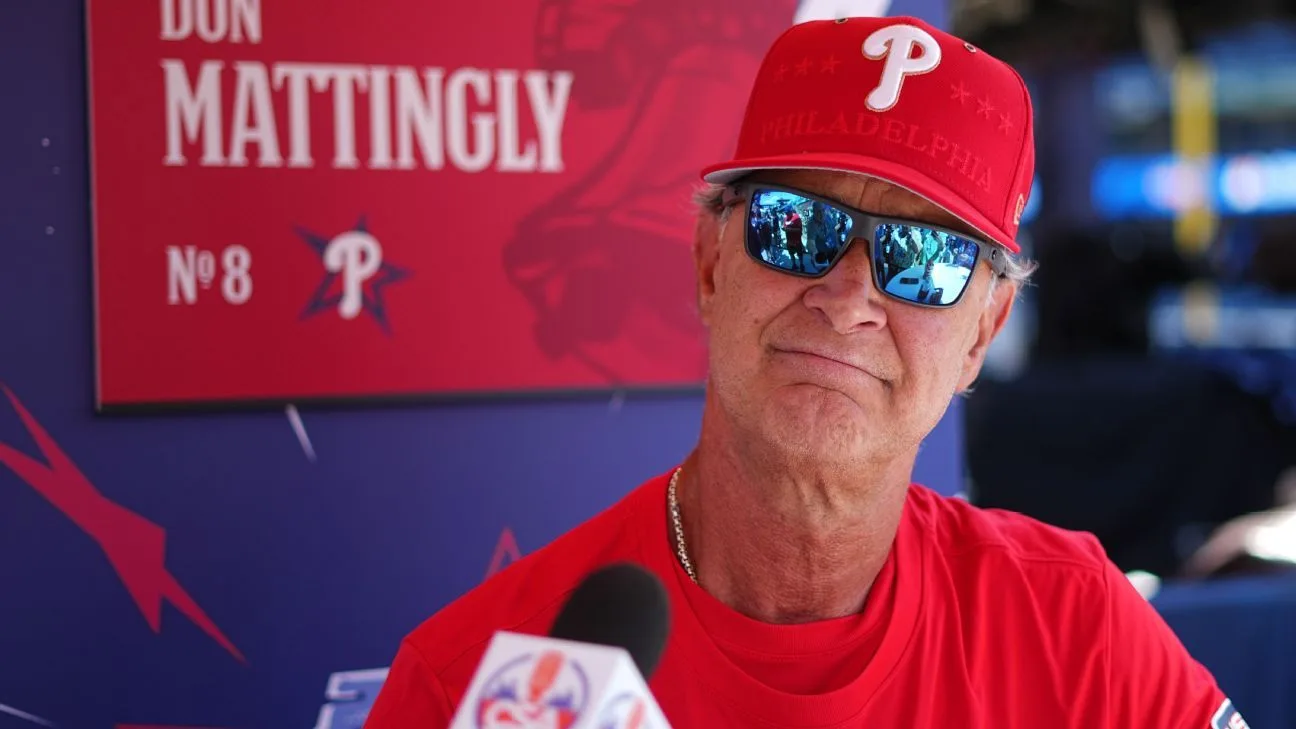 Don Mattingly Signed to a Two-Year Deal as Philadelphia Phillies Manager