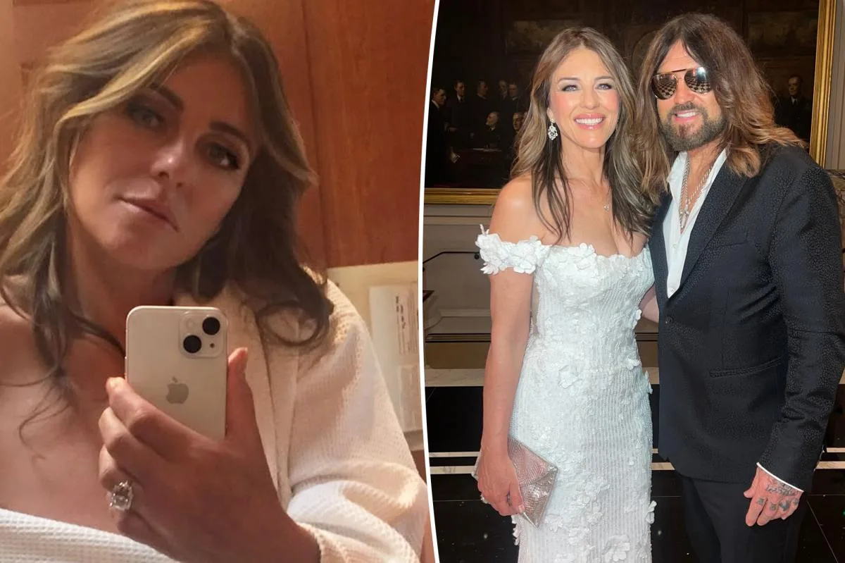 Billy Ray Cyrus and Elizabeth Hurley Engaged After Over a Year of Dating
