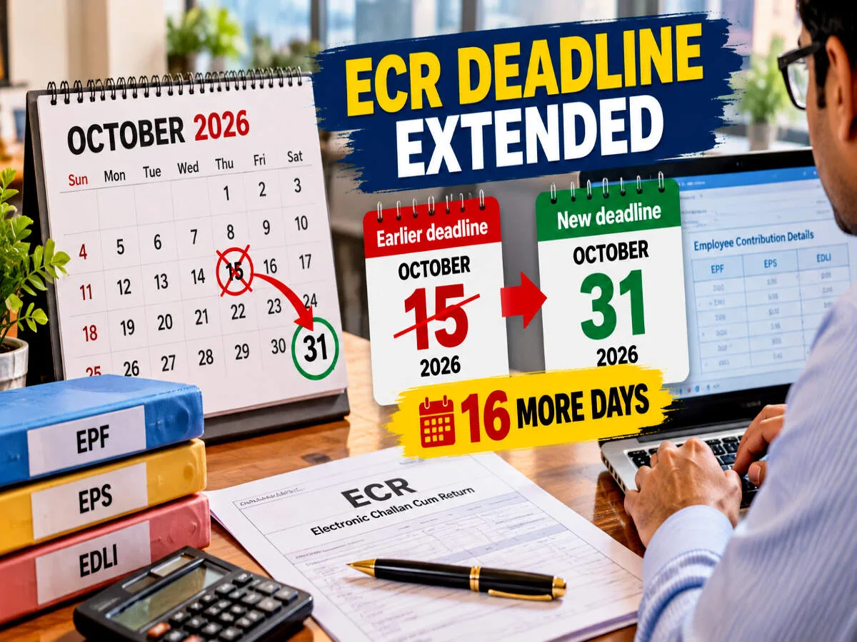 EPFO ECR Deadline Extension 2026: Filing Date Pushed to October 31