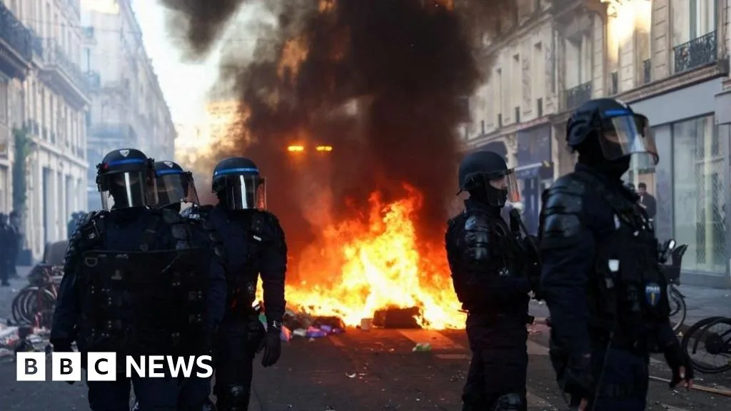 France protests spark nationwide riots as Macron urges calm and order
