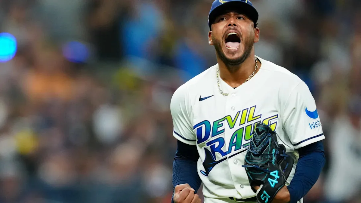 Freddy Peralta pitches six shutout innings as Rays tie ALCS 1-1