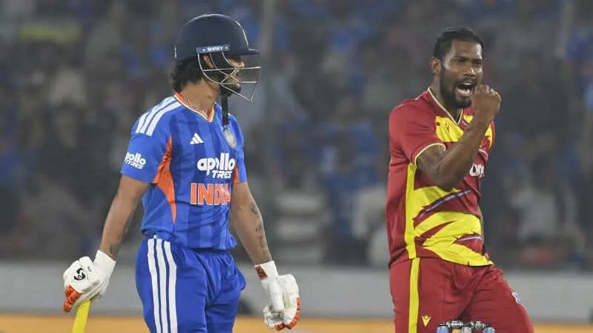 மேற்கு இந்திய தீவுகள் அணிக்கு எதிரான இருபது20 போட்டியில் இந்தியா தோல்வி