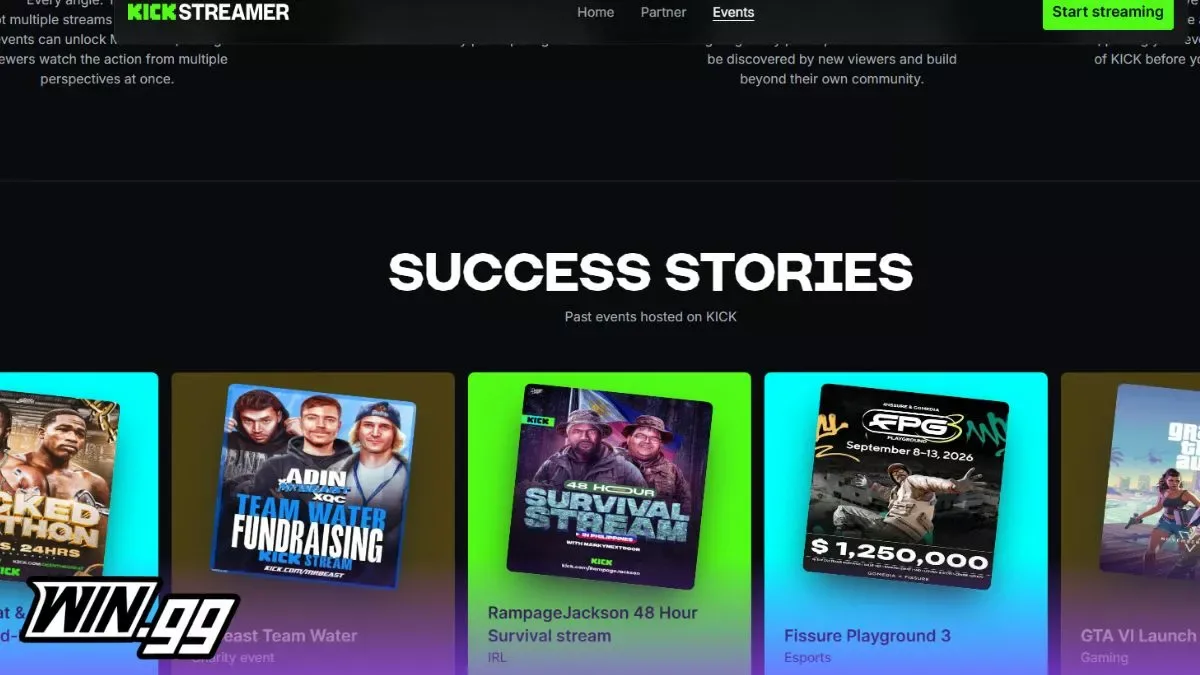 Kick Launches New Events Hub for Streamlined Livestream Discovery