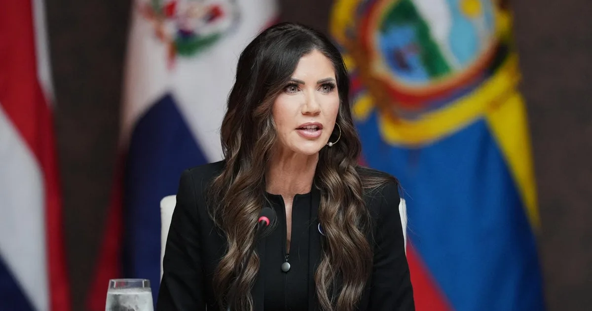 Kristi Noem Departs Special Envoy Role for Shield of the Americas Initiative