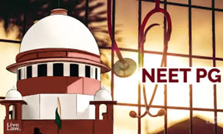 Supreme Court Issues Notice Over nbems neet-pg 2026 notice challenge