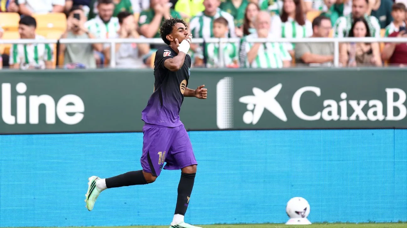 Real betis - barcelona match ends in a chaotic victory for the visitors