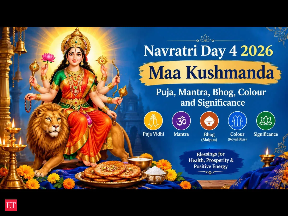 Royal Blue Dominates Navratri Day 4: Significance, Rituals and Traditions