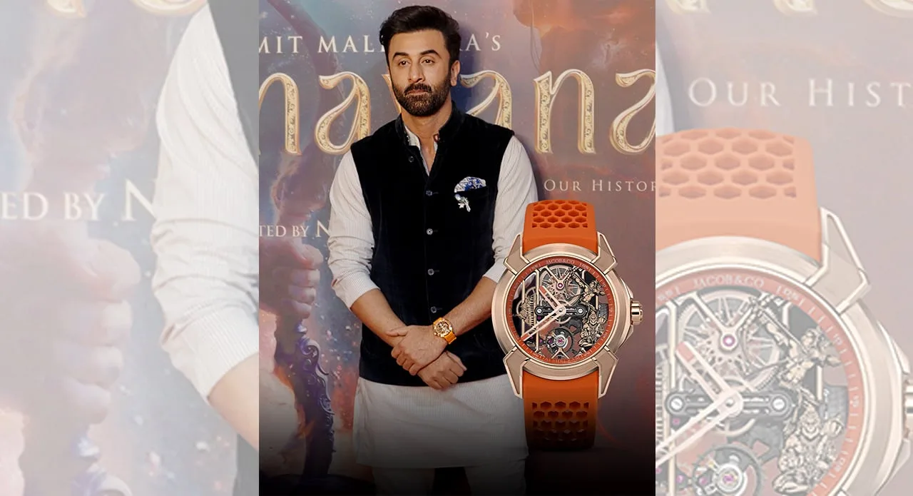 Ranbir Kapoor Wears Jacob & Co. Watch at Ramayana Event Featuring Sai Pallavi