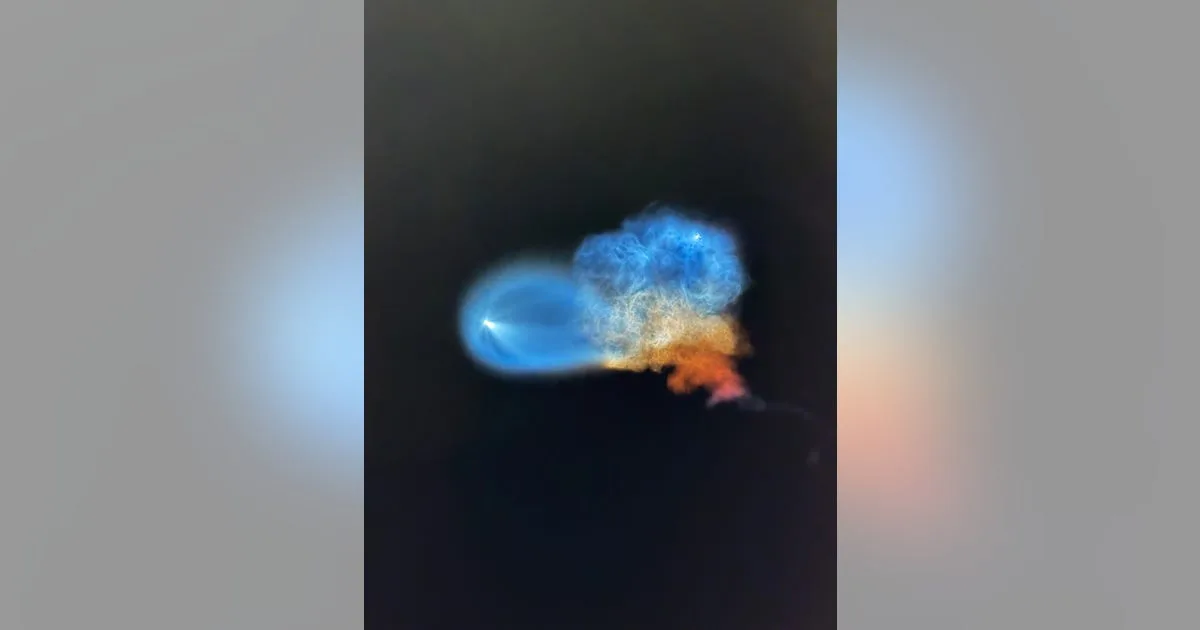 Spacex launch produces glowing “space jellyfish” over Bay Area