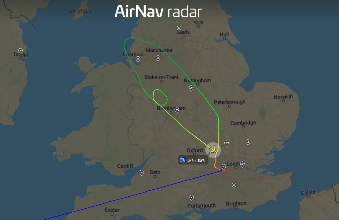 United Airlines Flight UA941 Emergency Forces Return to Heathrow