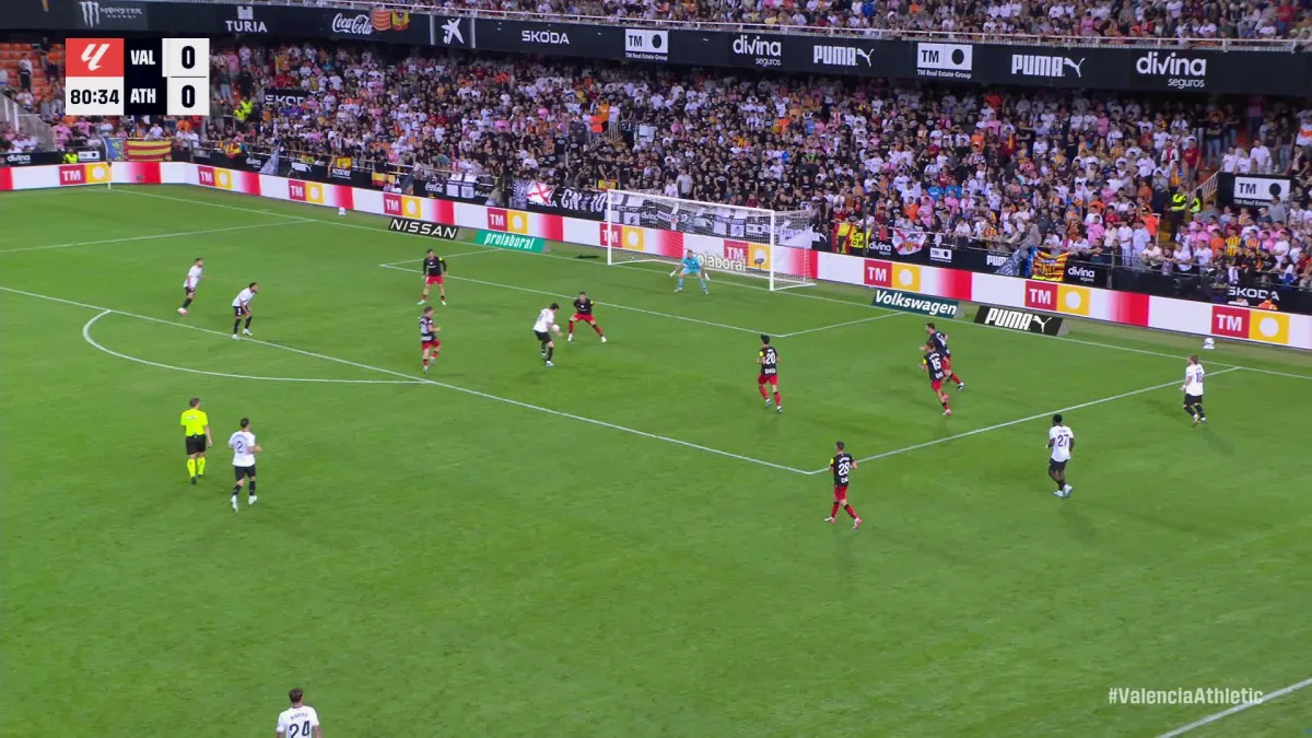 Valencia C. F. - Athletic Ends in Scoreless Draw at Mestalla